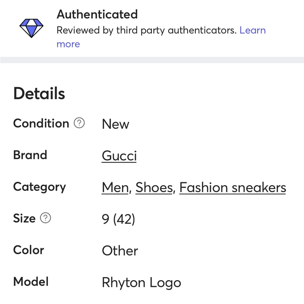 Gucci Rhython Sneakers - Picture 10 of 10